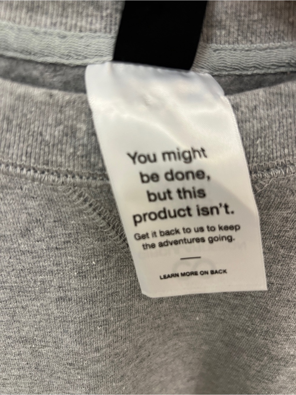 The North Face women’s Heather Gray Crewneck Sweatshirt - Picture 9 of 12